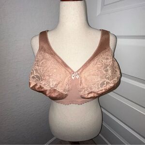 Glamorise Lace Polka Dot Wireless Bra
